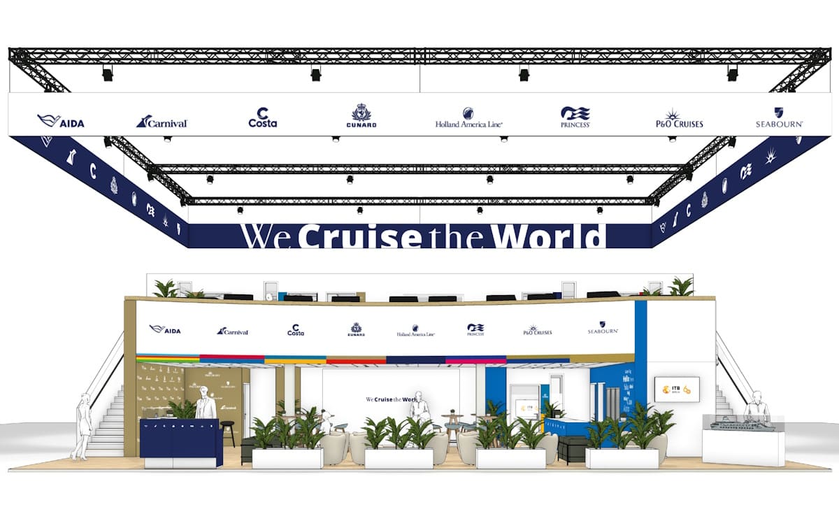 Carnival Messestand auf der ITB