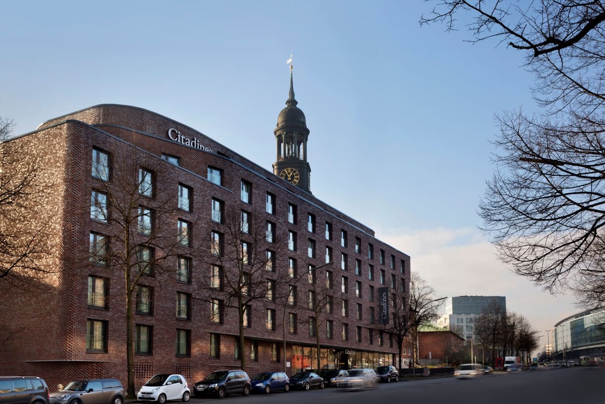 Sicht auf das Citadines Michel Hamburg Hotel